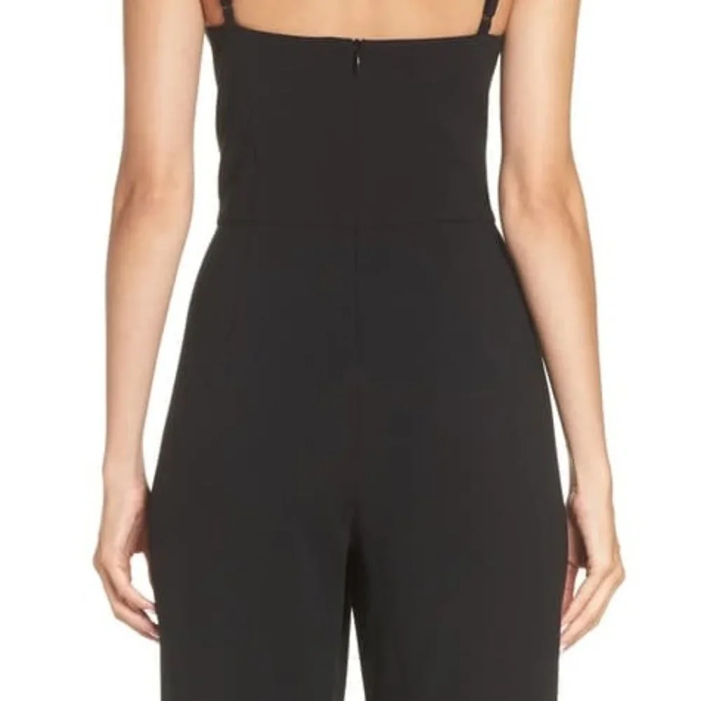 French Connection Sweetheart Flared Leg Jumpsuit 2 - Picture 8 of 16
